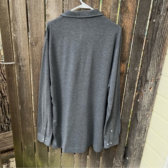 Peter Millar Men’s Cotton Cashmere Amble Long-Sleeve Polo Shirt Sz XL - Picture 6 of 13